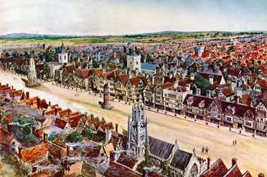 Vieux Cheapside, vers 1580, c1900-1920