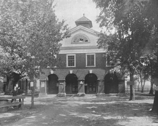 Ancien Palais de Justice, Bowling Green, Virginie, USA, vers 1900