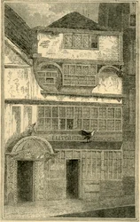 Ancienne Maison autrefois dans Leadenhall Street, c1872