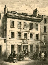 Vieille maison encore debout à Bolt Court, 1897