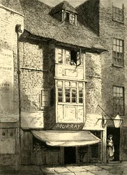 Vieilles maisons dans Wych Street, 1881