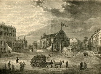 Vieille Église de Kensington, vers 1750, vers 1876