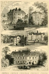 Vieilles demeures à Chelsea, vers 1876