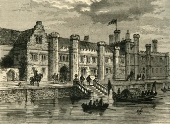 Ancien Palais de Greenwich, en 1630, vers 1878
