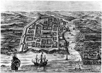 Vieille ville de Saint-Domingue, 1873