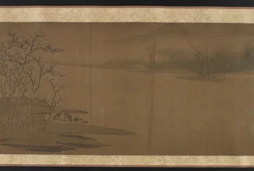 Vieux arbres et corbeaux froids, dans le style de Zhao Danian, dynastie Yuan ou Ming, XIVe siècle
