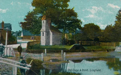 Ancienne cage et étang, Lingfield, Surrey, vers 1905