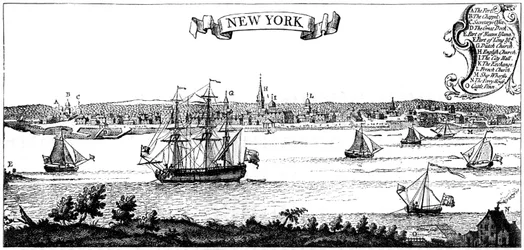 Ancienne vue de New York, 1730 vers 1880