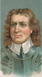Oliver Cromwell, 1599-1658, chef militaire et homme politique anglais, 1924