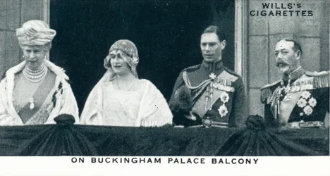 Sur le balcon du palais de Buckingham, 1923 1937
