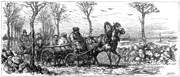 Sur une route près de Saint-Pétersbourg, Russie, 1882
