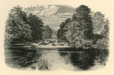 Sur le Brathay, vers 1890