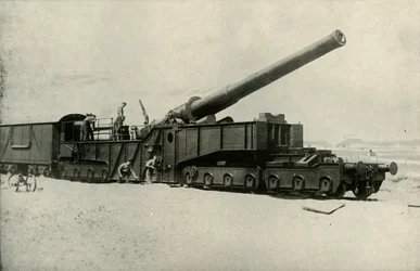 Un des canons britanniques monstres, 1919