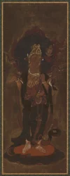 Un des douze deva : Emma-ten Yama ou Suyama-deva, fin 15ème-début 16ème siècle