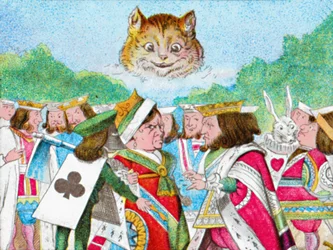 Seule la tête du chat est apparue, vers 1900