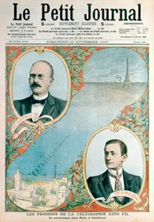 Ouverture de la liaison télégraphique sans fil entre Paris et Casablanca, 1907