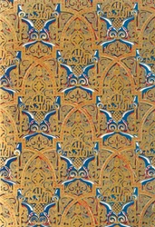 Ornement en panneaux sur les murs, Salle des Ambassadeurs, 1907