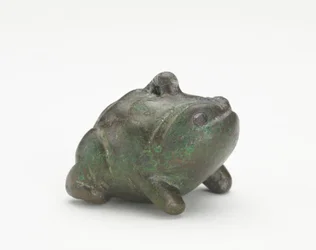 Ornement en forme de crapaud, dynastie Han, 206 av. J.-C.-220 apr. J.-C.