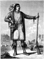 Osceola, chef des Séminoles, vers 1837 vers 1880