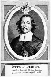 Otto von Guericke, inventeur, ingénieur et physicien allemand, 1672