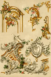 Plâtre peint, Allemagne, 18ème siècle, 1898
