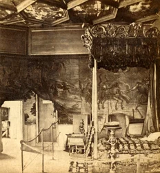 Palais de Holyrood. Chambre de la reine Marie, vers 1912