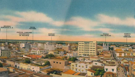 Panorama du secteur central de Barranquilla, c1940s