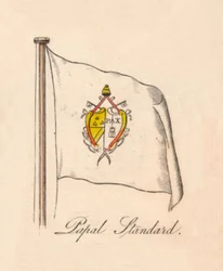 Étendard papal, 1838