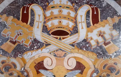 Armoiries papales - Musée du Vatican - Rome, Italie