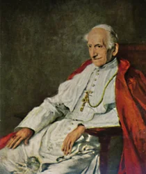 Pape Léon XIII, 1810-1903 - Peinture de Fülöp