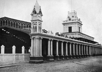 Gare centrale paraguayenne, Asuncion, Paraguay, 1911