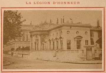 Commune de Paris (1871) : vue du Palais de la Légion d