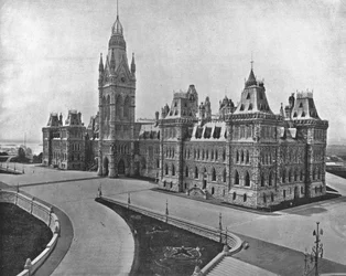 Bâtiments du Parlement, Ottawa, Canada, vers 1900