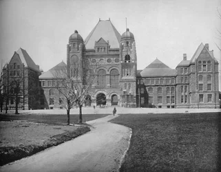 Bâtiments du Parlement, Toronto, Canada, vers 1897