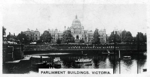 Bâtiments du Parlement, Victoria, Colombie-Britannique, Canada, vers 1920