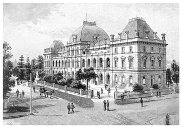 Parlement, Brisbane, Australie, 1886
