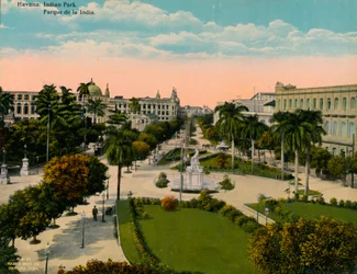 Parque de la India, La Havane, Cuba, vers 1920