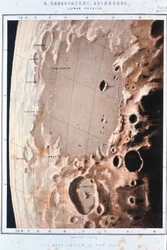 Partie de la surface lunaire, 1857