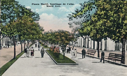 Paseo Martí, Santiago de Cuba, vers 1910