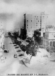 Paseo de Martí à La Havane, années 1920