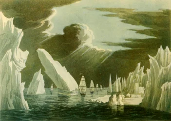 Passage à travers la glace, juin 1818, 1946