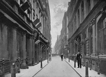 Paternoster Row, City de Londres, 1911