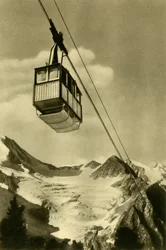 Patscherkofelbahn, Innsbruck, Tyrol, Autriche, vers 1935