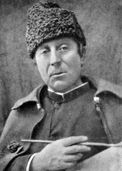 Paul Gauguin, peintre post-impressionniste français, 1888