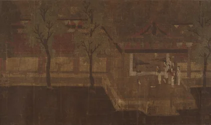 Pavillon avec figures