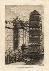 Paviseurs et tour mobile
