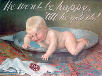 Publicité pour le savon Pears, 1904
