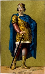 Pépin le Bref, roi des Francs à partir de 751, XIXe siècle