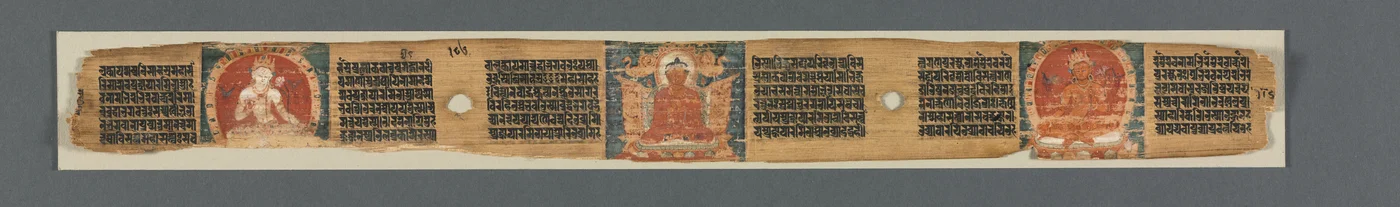 Perfection de la sagesse en huit mille lignes : Ashtasahasrika Prajnaparamita...recto, 1119