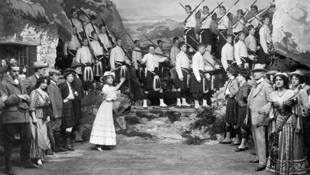 Représentation de The Gay Gordons, vers 1907